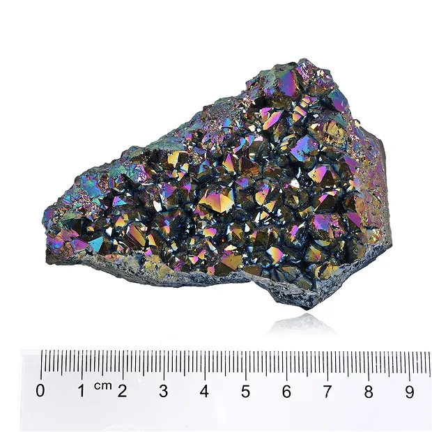Touffes en titane, quartz et améthyste, 8 - 9 cm (pcs/UC) | Marco Schreier