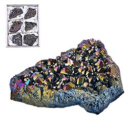 0952102006 Touffes en titane, quartz et améthyste, 8 - 9 cm (pcs/UC) | Marco Schreier