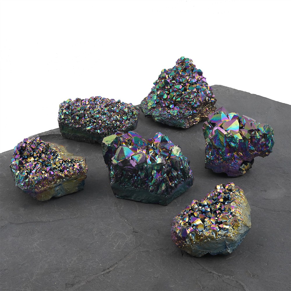 Stufen Titan-Quarz Amethyst, 4 - 5cm (15 St./VE)  | Marco Schreier