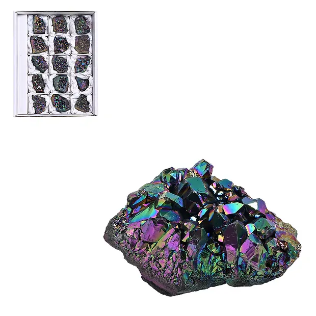 Stufen Titan-Quarz Amethyst, 4 - 5cm (15 St./VE) | Marco Schreier