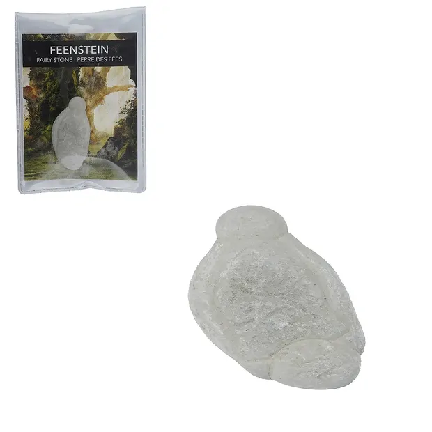 Feensteine (Fairy Stone) mit Zertifikatkarte in Pouch, 3,5 - 4,5cm | Marco Schreier