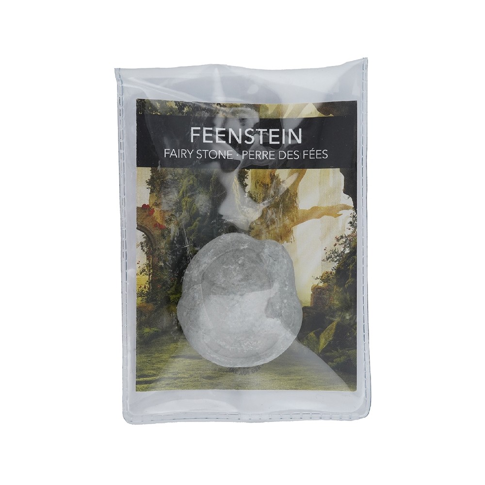 Pierre de fées (Fairy Stone) avec carte de certificat en pochette, 4,5 - 5,5cm | Marco Schreier