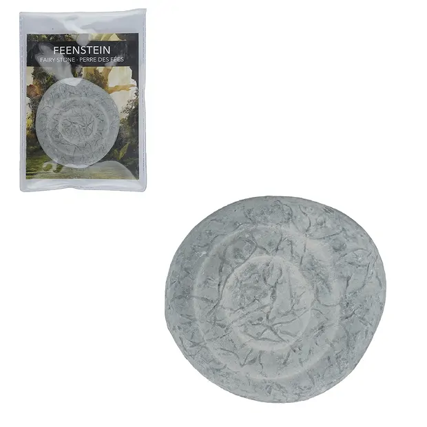 Feensteine (Fairy Stone) mit Zertifikatkarte in Pouch, 5,5 - 6,5cm | Marco Schreier