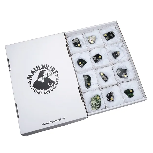 One side polished pieces Khyberstone, 04 - 06cm (12 pcs./ PU) | Marco Schreier