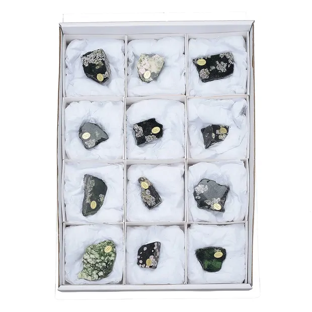 One side polished pieces Khyberstone, 04 - 06cm (12 pcs./ PU) | Marco Schreier