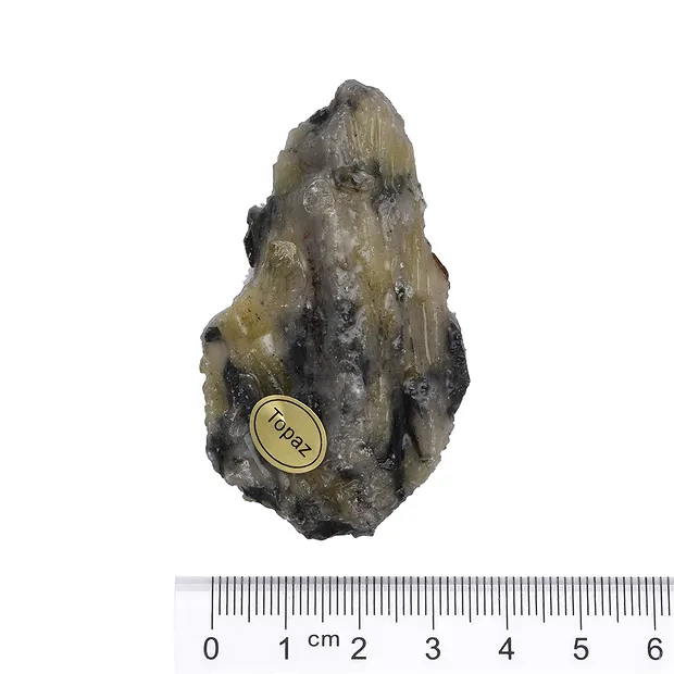 Topaz (yellow) rough stones (Pyknit), 3.0 - 6.0cm (35 pcs./ PU) | Marco Schreier