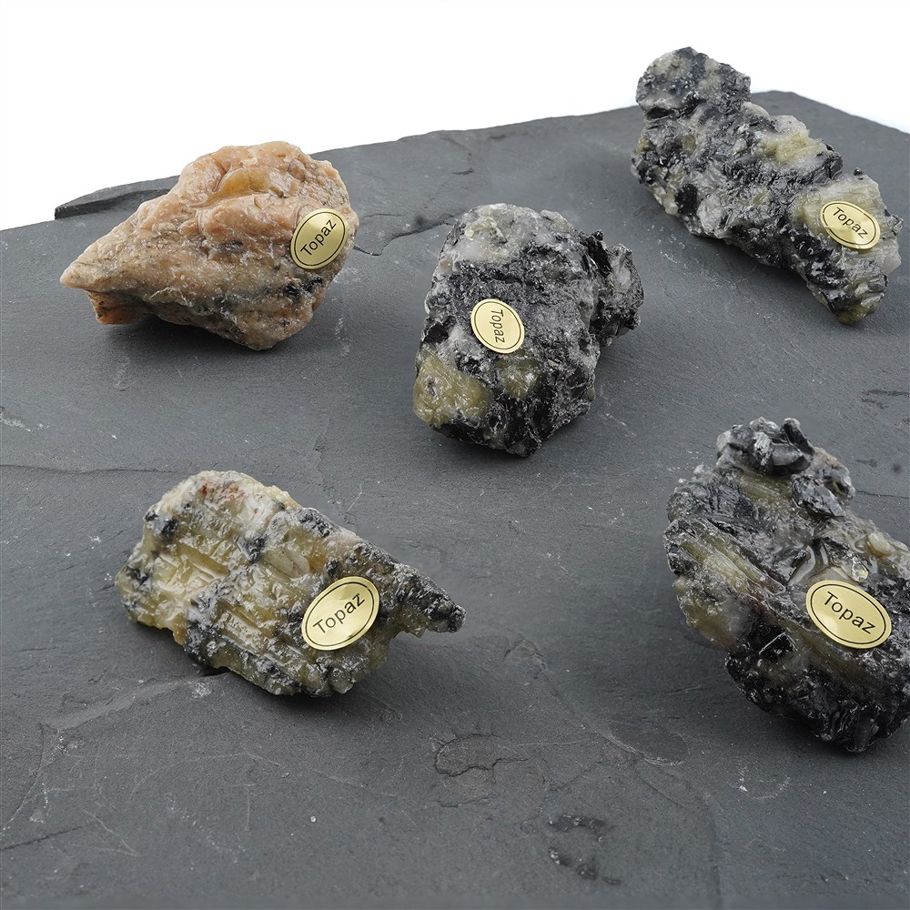 Pietre grezze Topazio (giallo), 3,0 - 6,0 cm (35 pz./ UC) | Marco Schreier