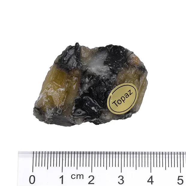 Rohsteine Topas gelb (Pyknit), 2,0 - 3,0cm (54 St./VE) | Marco Schreier