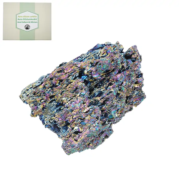 Mini-Flat cristaux bruts de carbure de silicium Aura, 5 - 7cm (10 - 12 pcs/UC) | Marco Schreier