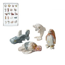 1000000755 Gravuren-Set "Meeres-Leben" (40 St./VE) | GH Edelsteine, Heilsteine & Schmuck