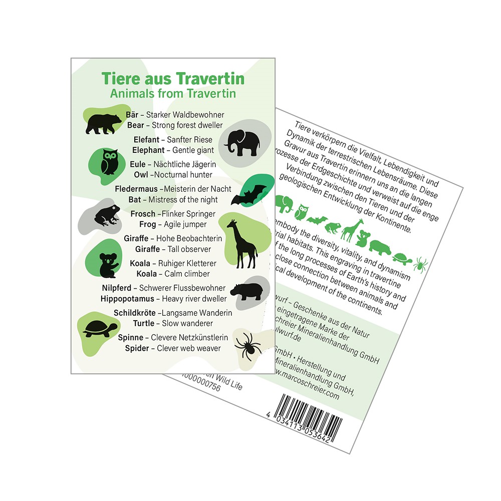 Kit de gravure "Animaux" (40 pcs/UC) | Marco Schreier