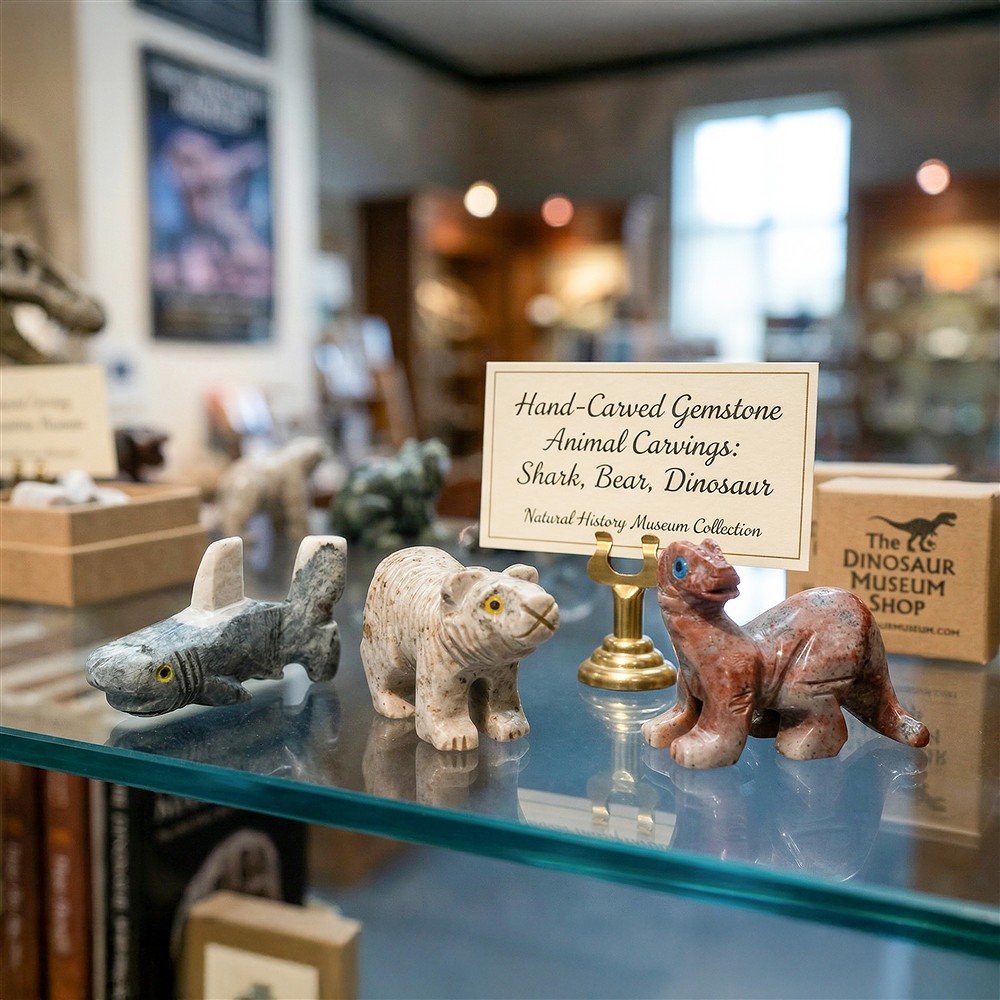 Gravuren-Set "Urzeit-Tiere" (40 St./VE) | GH Edelsteine, Heilsteine & Schmuck