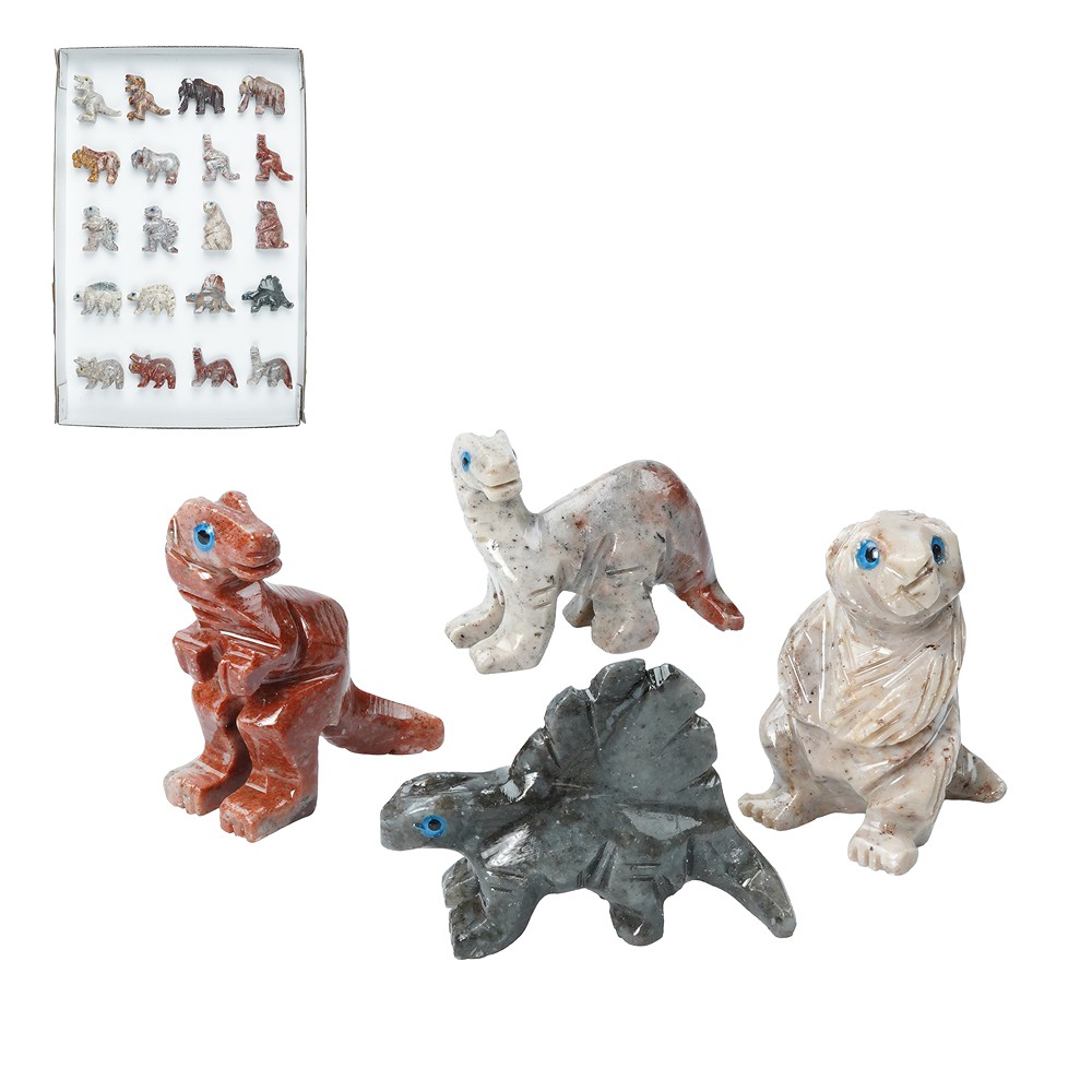 Gravuren-Set "Urzeit-Tiere" (40 St./VE) | GH Edelsteine, Heilsteine & Schmuck