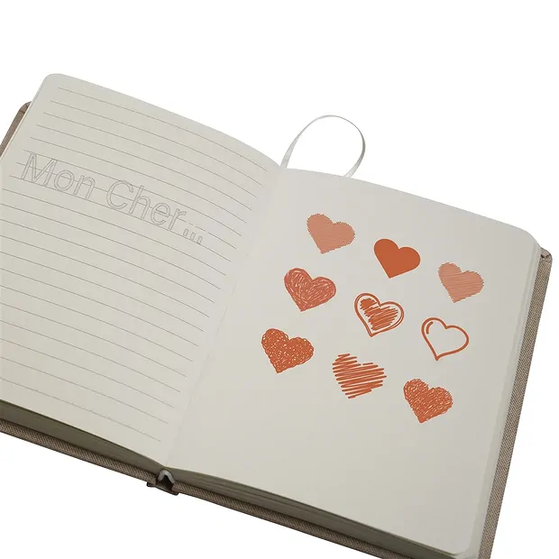 Carnet de notes Quartz rose, 18 x 14cm | Marco Schreier