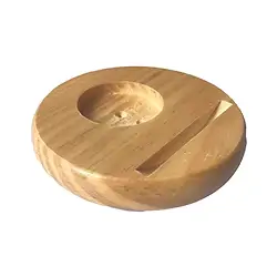1000001815 Agate disk stand for tea light, 9.5cm | wholesale gems, healing stones & jewelry