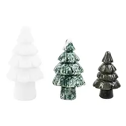 1000003519 Geschenkset "Immergrüne Weihnachtsbäume", 5,0 - 7,5cm (3 St./Set) | Marco Schreier