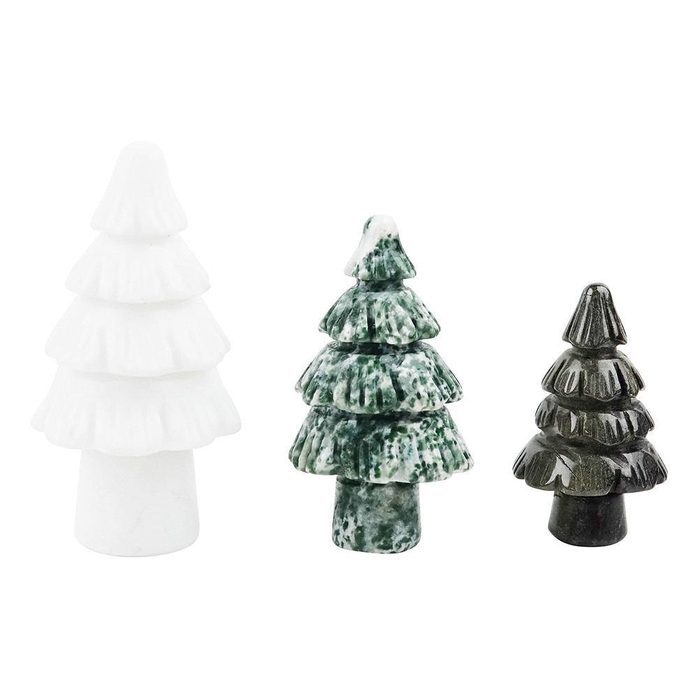 Gift set "Evergreen Christmas trees", 5.0 - 7.5 cm (3 pcs./set) | Marco Schreier