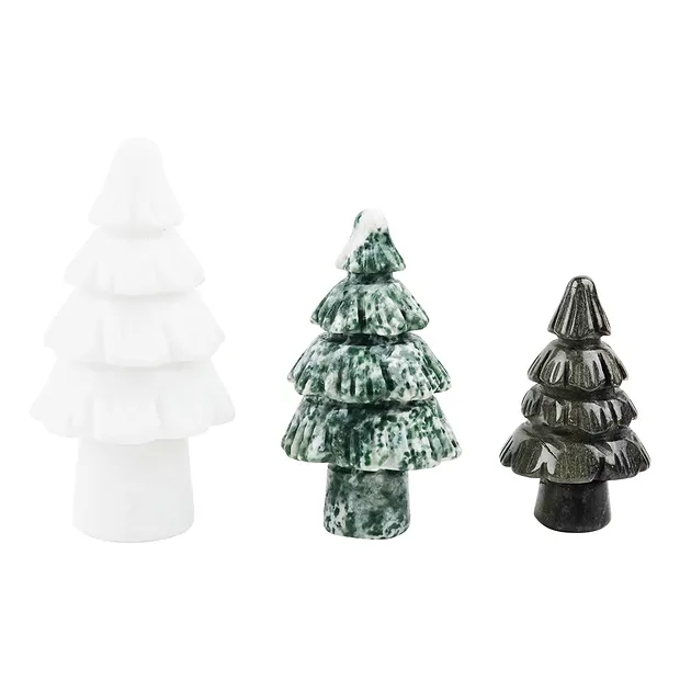 Geschenkset "Immergrüne Weihnachtsbäume", 5,0 - 7,5cm (3 St./Set) | Marco Schreier