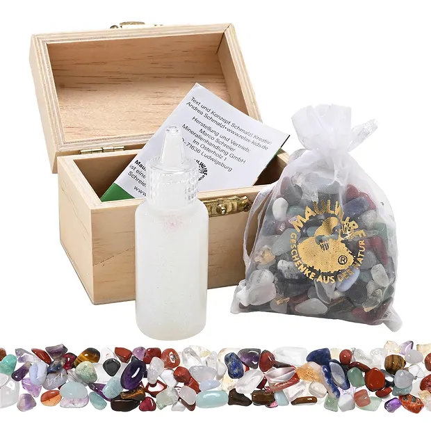 Creative set treasure chest | Schreier wholesale; gems, healing stones & jewelry