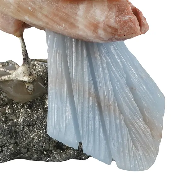 Gravure oiseau (toucan), calcite, 8,2cm | Marco Schreier