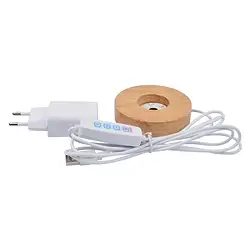 1000005124 Base luminosa, rotonda, 08 cm, tre colori | grossista gemme e pietre curative