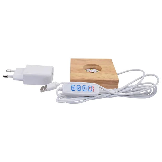 Lichtsockel, quadratisch, 08cm, drei Farben | Edelsteine, Heilsteine & Schmuck