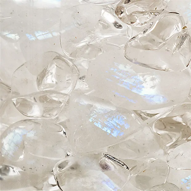 VitaJuwel "Luna" (Labradorite bianca, Cristallo di rocca) | Marco Schreier