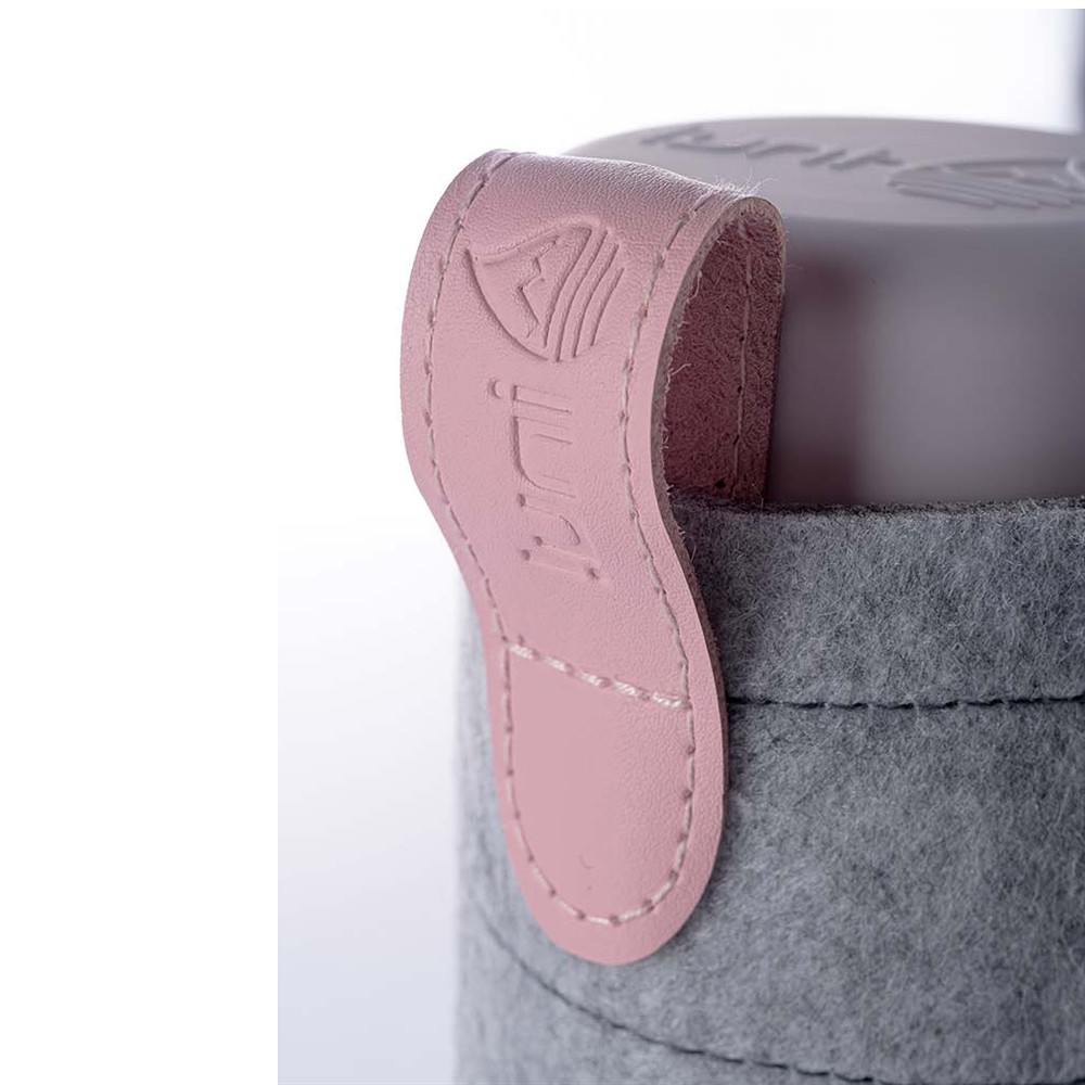 VitaJuwel felt sleeve for bottles light gray | wholesaler gems & healing stones