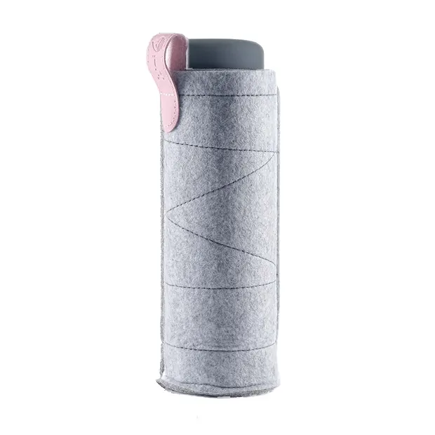 VitaJuwel felt sleeve for bottles light gray | wholesaler gems & healing stones