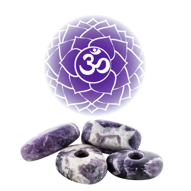 VitaJuwel Crystal Straw Amethyst (Glas-Trinkhalm mit Edelstein) | Marco Schreier