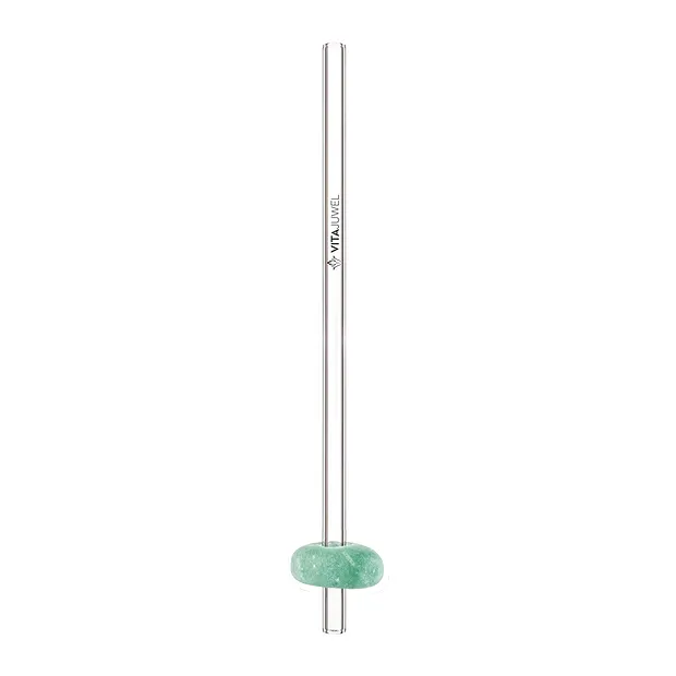 VitaJuwel Crystal Straw Aventurin (Glas-Trinkhalm) | Marco Schreier