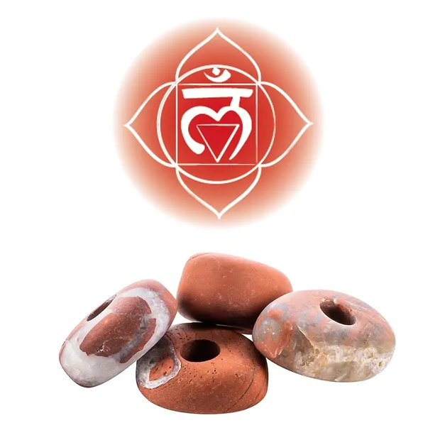 VitaJuwel Crystal Straw jaspe rouge (paille en verre avec pierre précieuse) | Marco Schreier