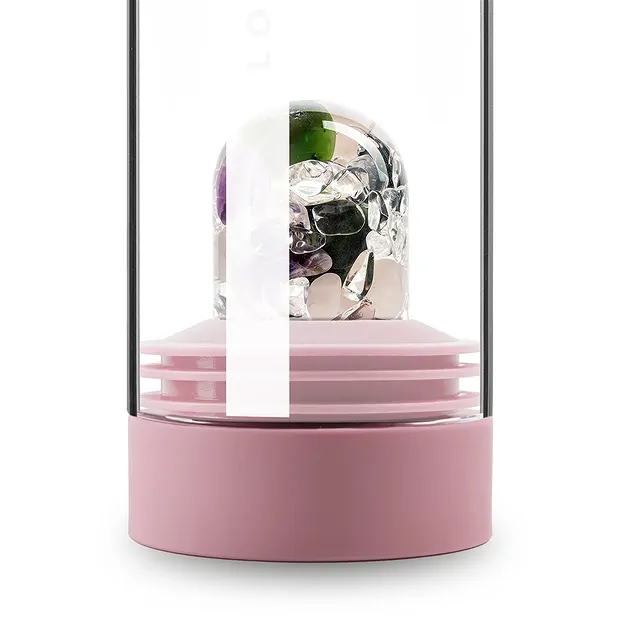 Jarra de agua VitaJuwel "Sana" Blossom Rose con módulo "Beauty | Marco Schreier