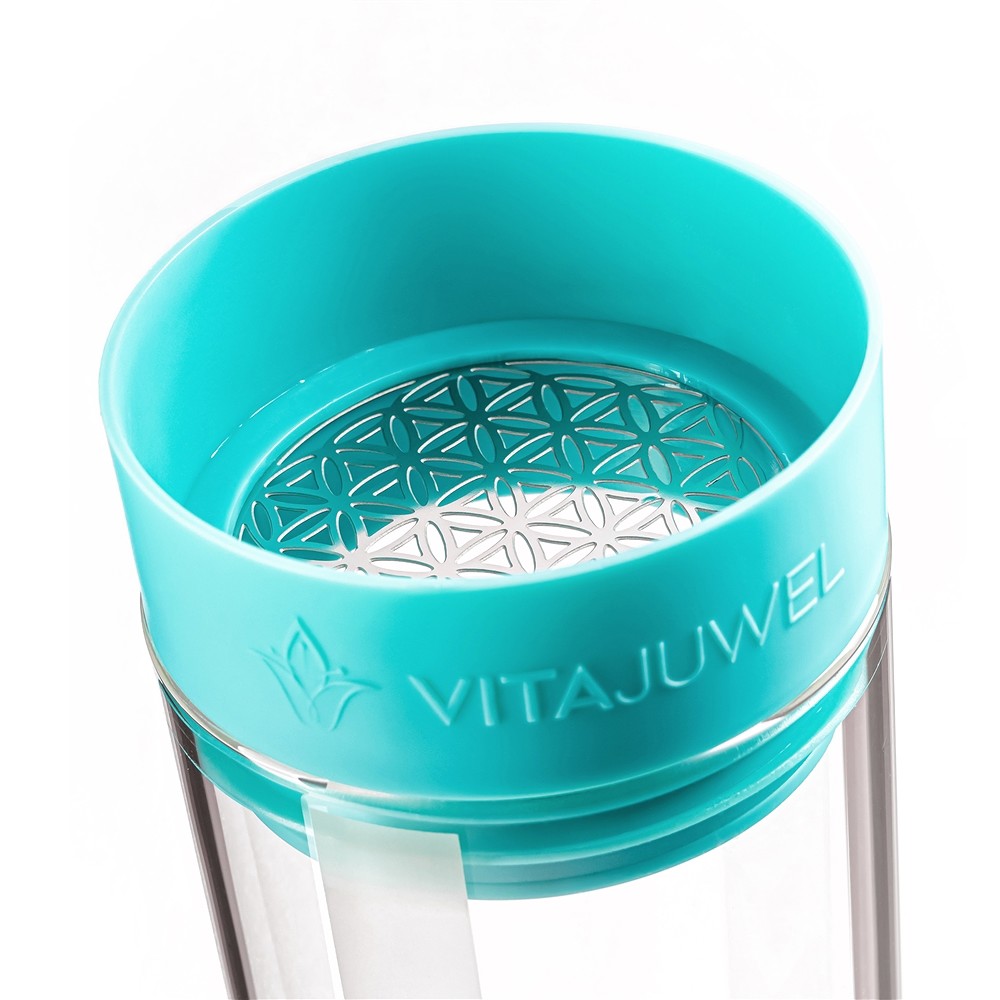 VitaJuwel "Sana" Ocean Blue water carafe with "Flow" module | Marco Schreier