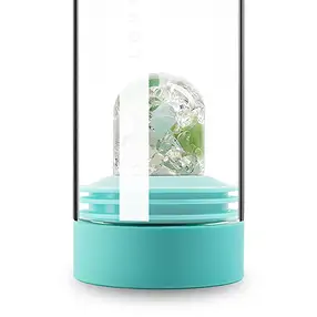 VitaJuwel Wasserkaraffe "Sana" Ocean Blue mit Modul "Flow" | Marco Schreier