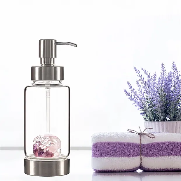 VitaJuwel PUMP "Wellness" (Seifenspender) | GH Edelsteine, Heilsteine & Schmuck