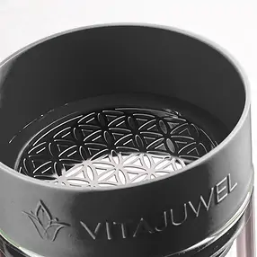 VitaJuwel water carafe "Sana" Lava black | wholesaler gems & healing stones