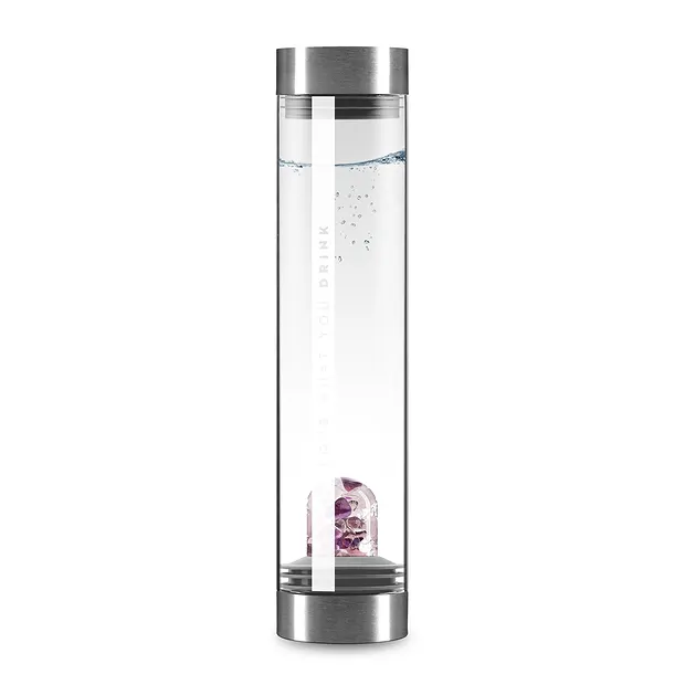 Carafe à eau VitaJuwel "Sana" Premium (acier inoxydable) avec module bien-être | Marco Schreier
