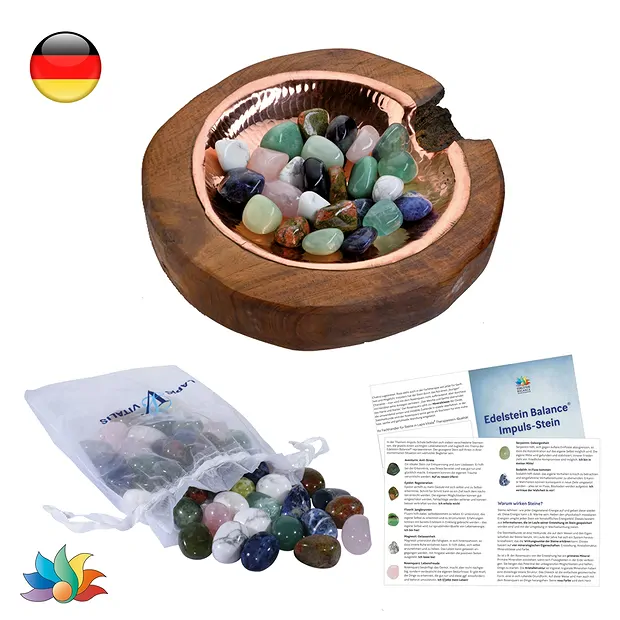 Intuitive Stone Diagnosis Set with Energy Stones GERMAN | Marco Schreier