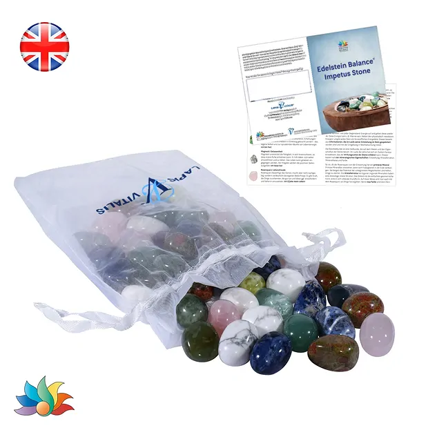 Impulse bowl refill pack (49 stones, 50 cards) | gems, healing stones & jewelry