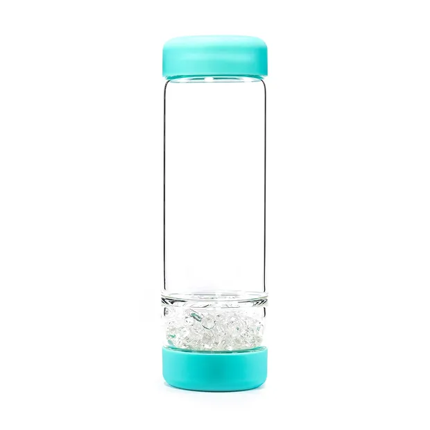 Vita Juwel inu ! Bouteille Ocean Blue avec Cristal de roche | Marco Schreier