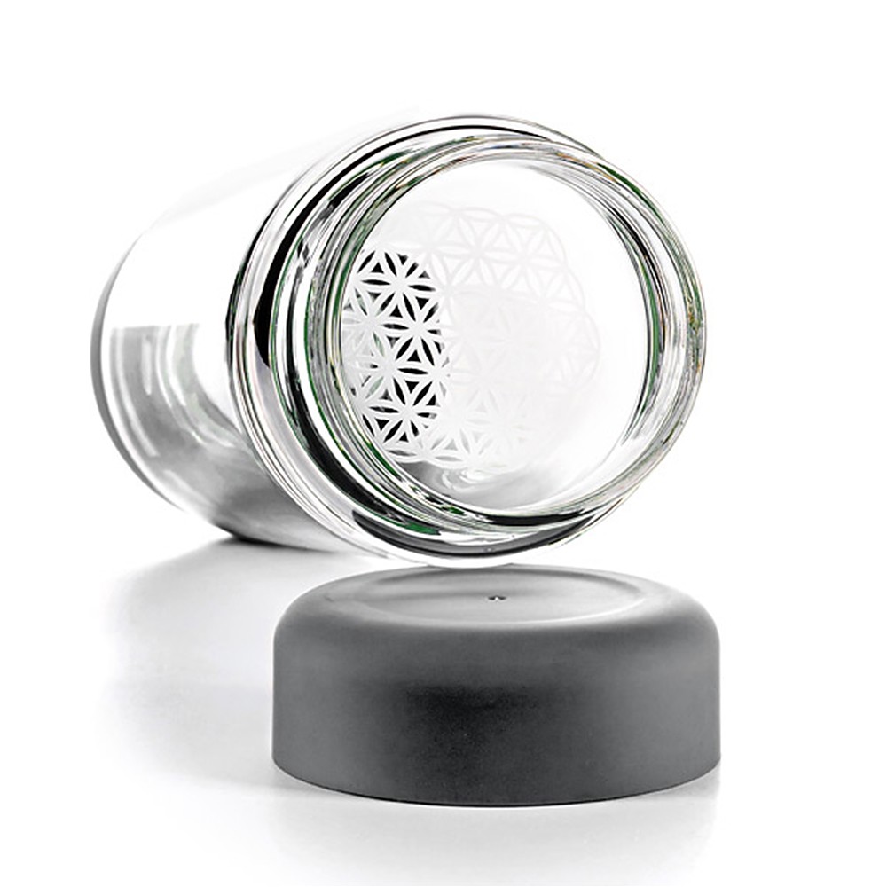 Vita Juwel inu ! Bouteille Lava Grey avec Cristal de roche | Marco Schreier