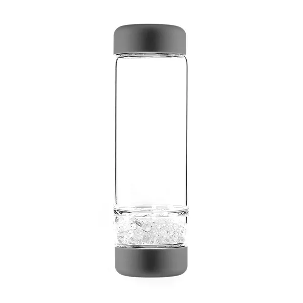 Vita Juwel inu! Flasche Lava Grey mit Bergkristall | Marco Schreier