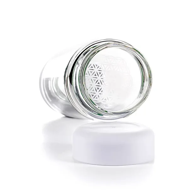 ¡Vita Jewel inu! Botella Cloud White con Cristal de roca | Marco Schreier