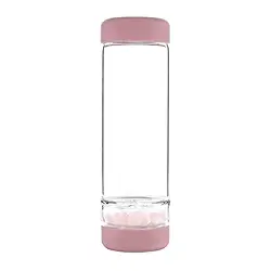 1000008013 ¡Vita Jewel inu! Botella Blossom Rose con Cuarzo rosa | Marco Schreier