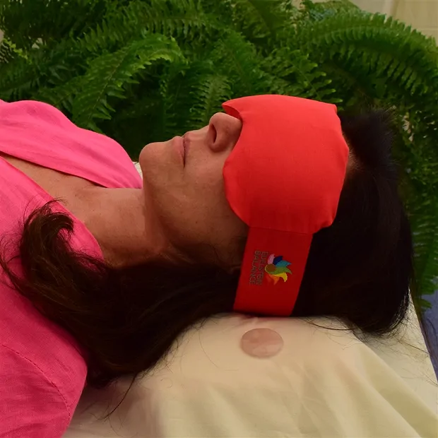 Rose Quartz eye cushion set (joie de vivre) | wholesaler gems & healing stones