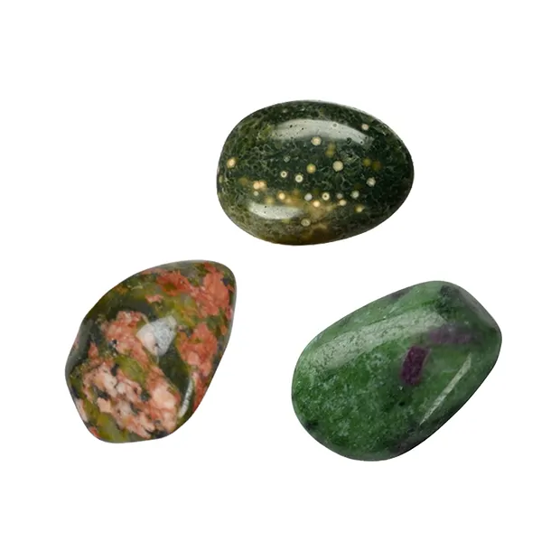 Unakite eye pillow set (regeneration) | wholesale gems, healing stones & jewelry