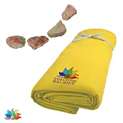 1000026103 Unakite stone circle blanket set (regeneration) | gems, healing stones & jewelry