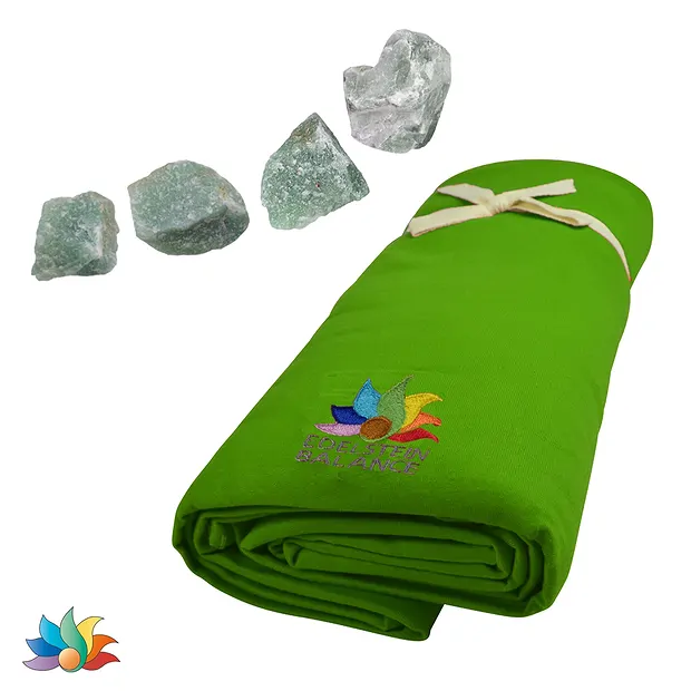 Aventurine stone circle blanket set (anti-stress) | Marco Schreier