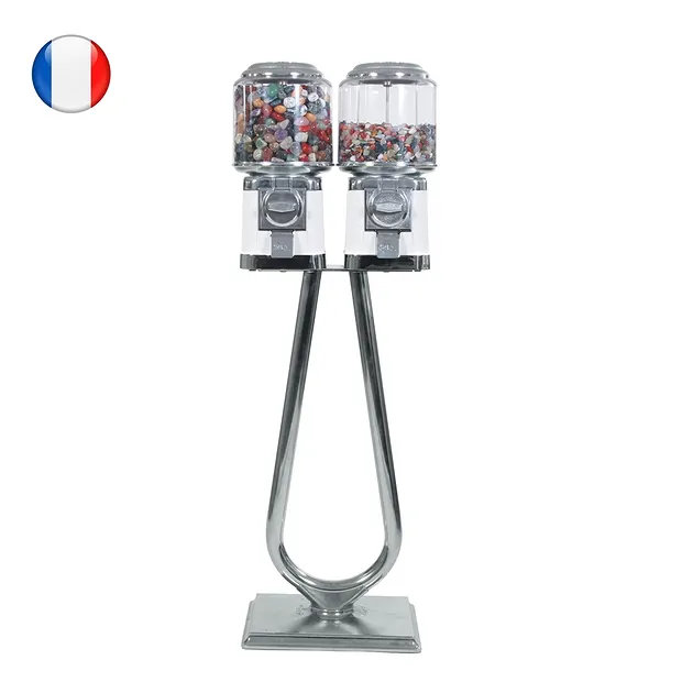 Vending machine with filling small and large Tumbled Stones, 1000 cards FRENCH | Marco Schreier